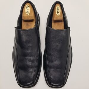 Nunn Bush 81808-001 Mens Size 12M Black Leather Slip On Loafer Dynamic Comfort